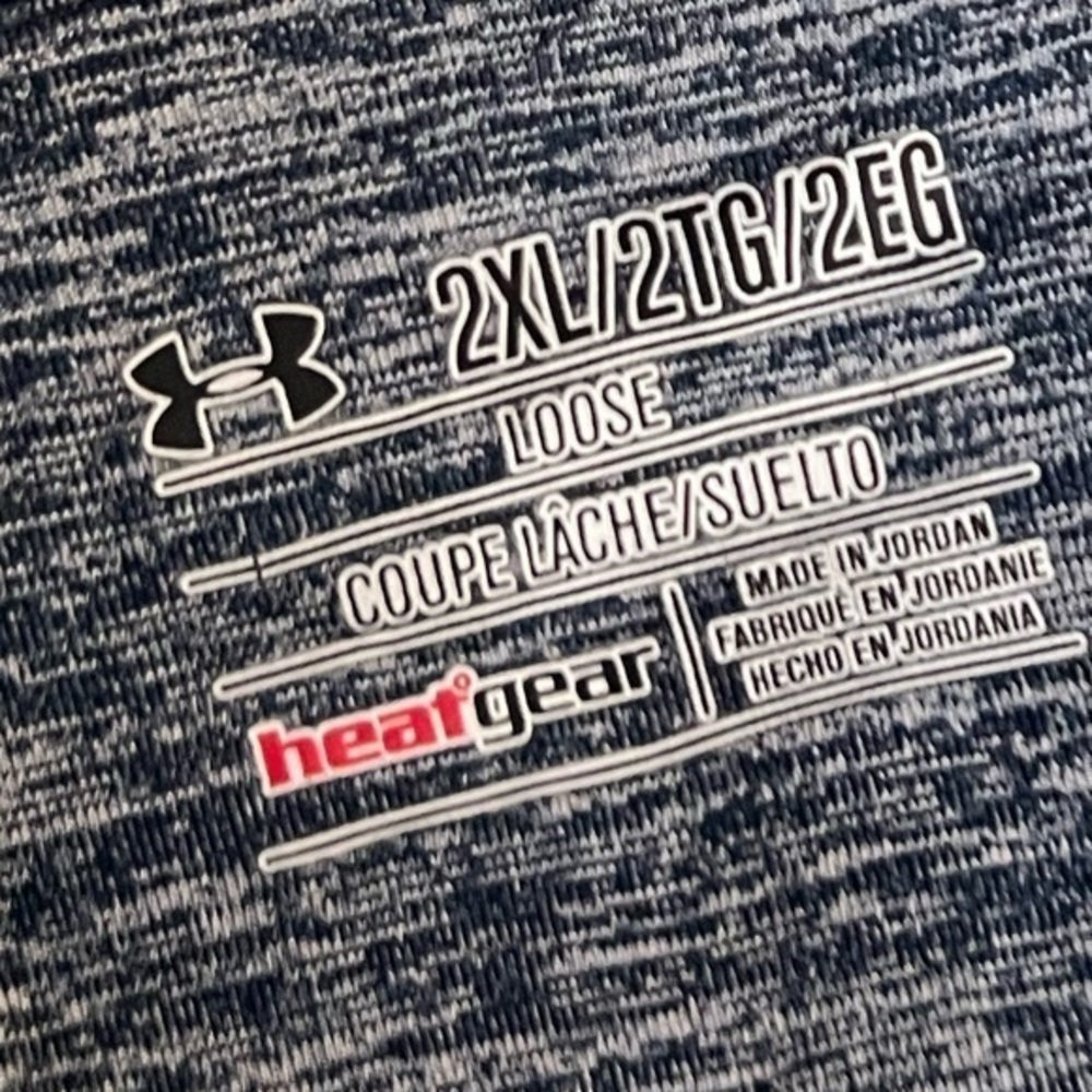 Under Armour Heathered Gray Performance Polo - Picture 2 of 3